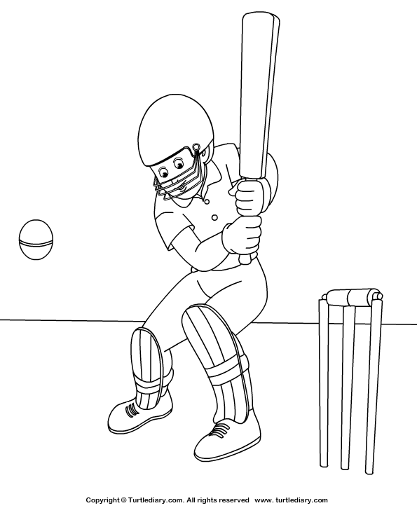 Cricket Coloring Sheet - Turtle Diary