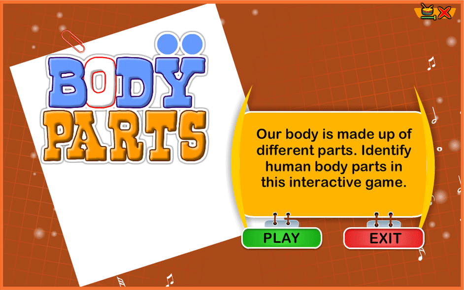 Teach Parts of the Human Body with Preschool Game