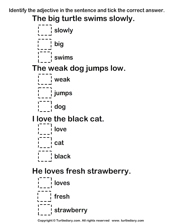 Third Grade Adjectives Games For Grade