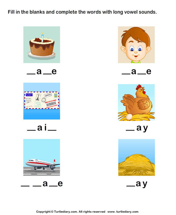 Long Vowels Worksheet11