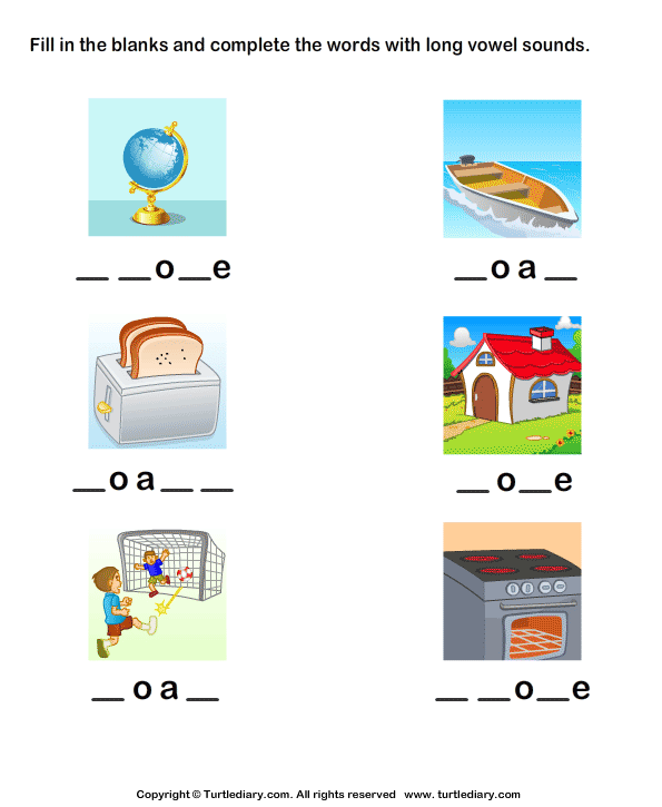 Long Vowels Worksheet14