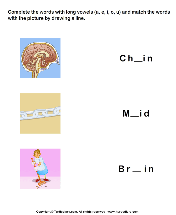 Long Vowels Worksheet16