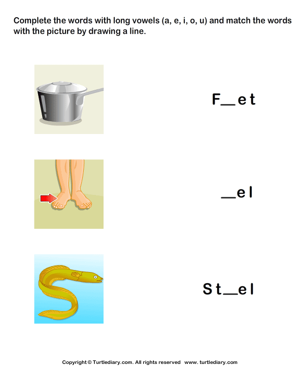 Long Vowels Worksheet19