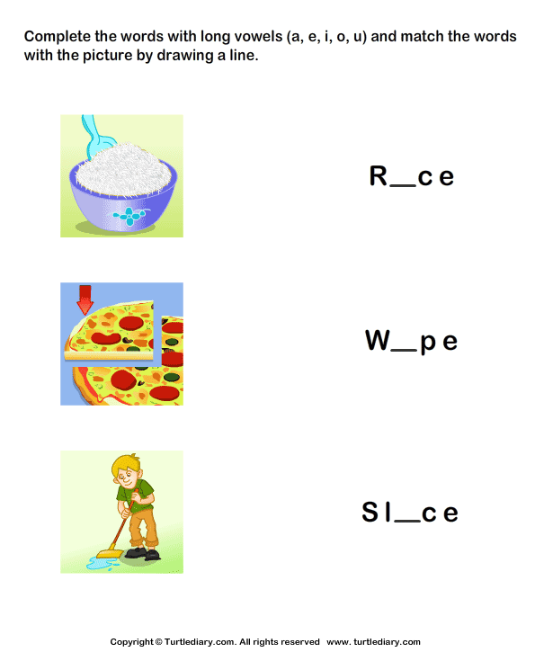 Long Vowels Worksheet20