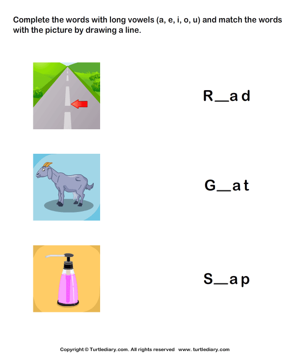 Long Vowels Worksheet23