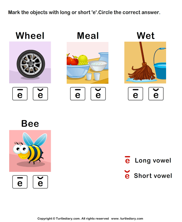 Long Vowels Worksheet33