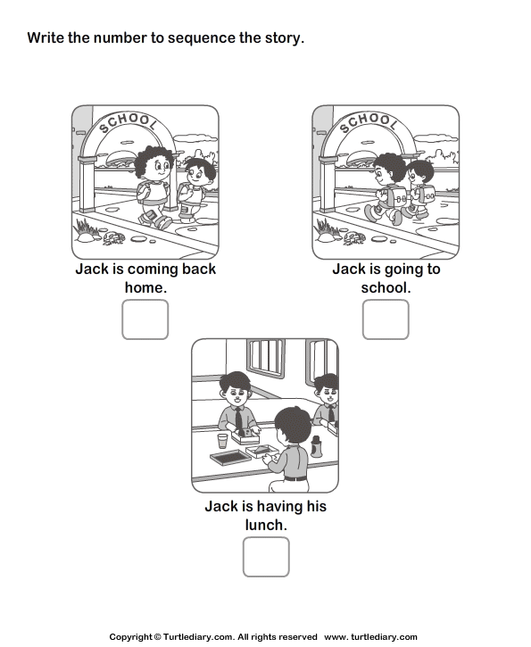 Picture Sequence Worksheet 6