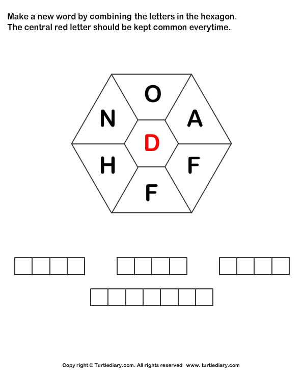 Spellathon Worksheet3