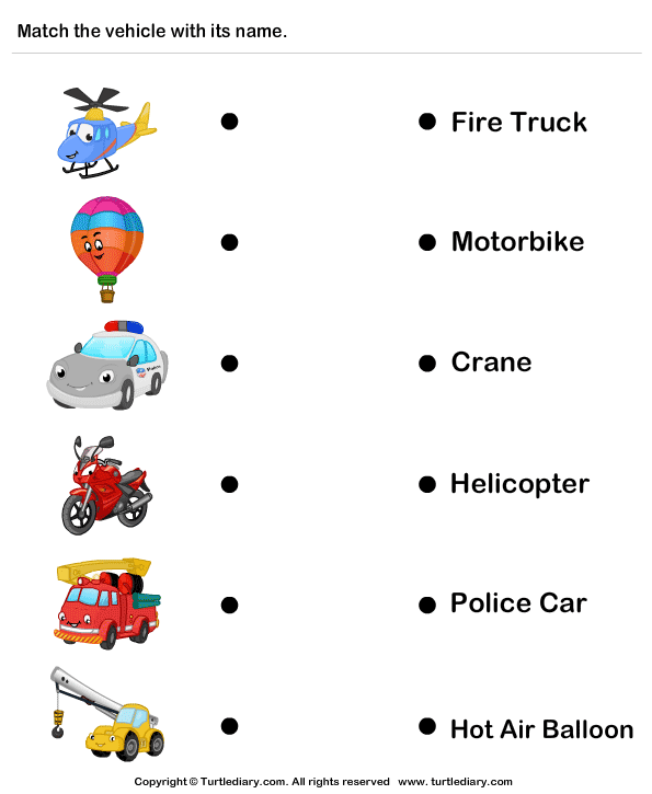 Transports Worksheet 18
