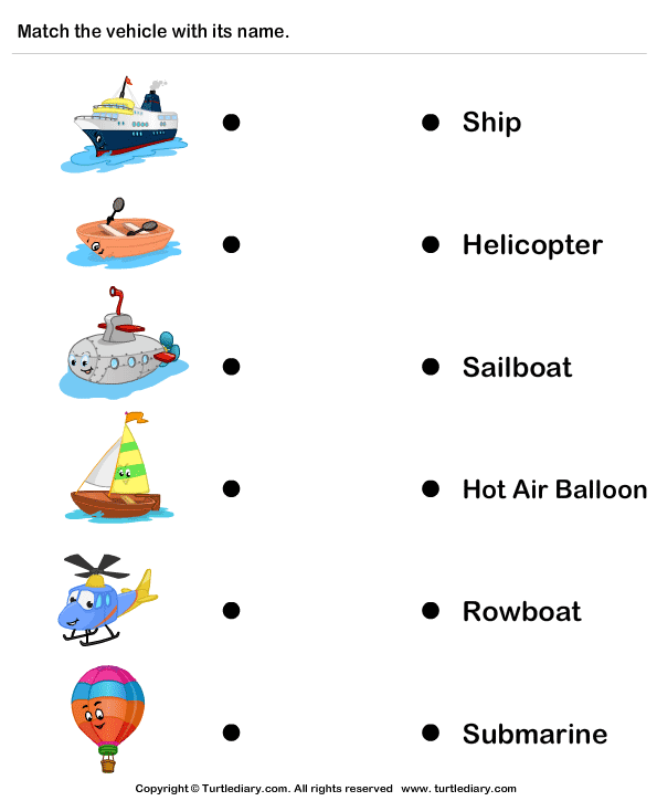 Transports Worksheet 19