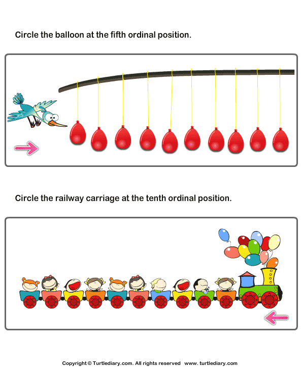 Ordinal Numbers Worksheet 18