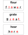 Spelling Homophones