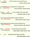 Proper Noun Sentences