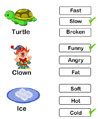 Match Adjectives With Picture