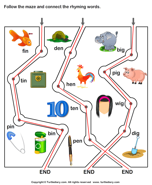 connect-the-rhyming-words-worksheet-turtle-diary