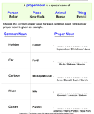 Noun Worksheets - Language Arts Printables - Turtle Diary