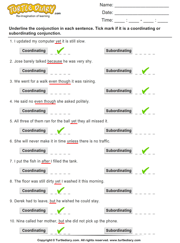 identify-conjunctions-as-coordinating-or-subordinating-turtlediary