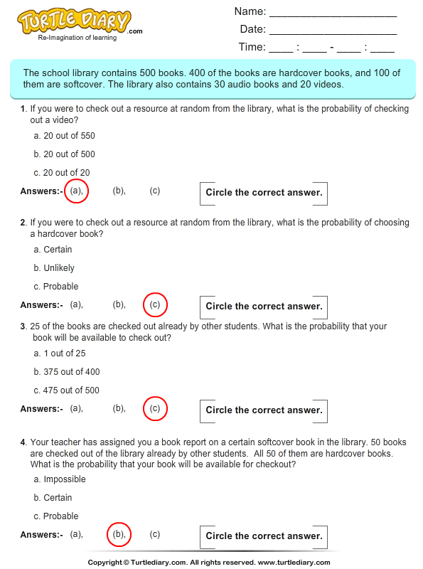 probability-multiple-choice-questions-turtlediary