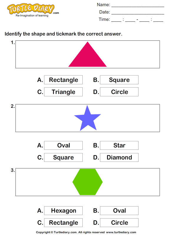 Identify shapes