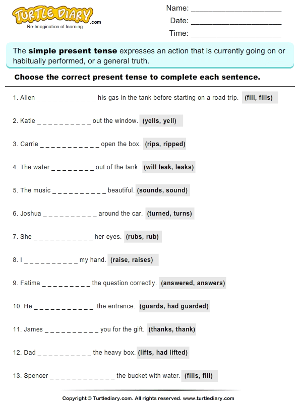 French Chapter 2 Present Tense Of Verbs Worksheet Answers