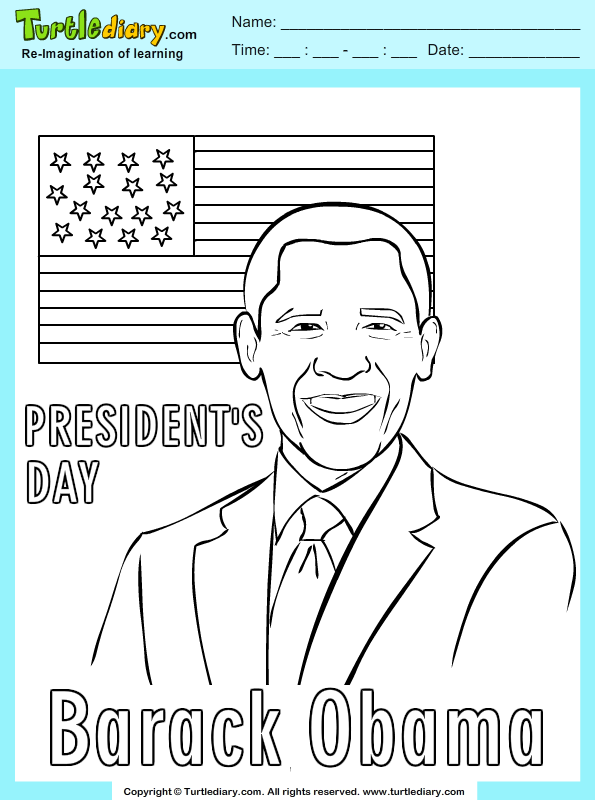 obama coloring book pages - photo #30