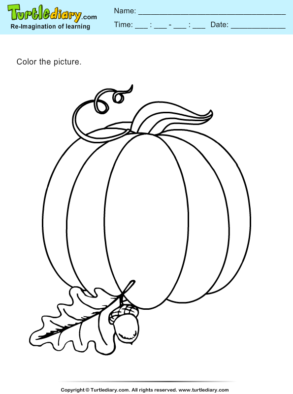 Color a Pumpkin