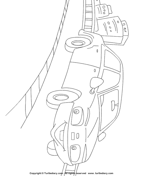 Car Coloring Sheet | Turtle Diary