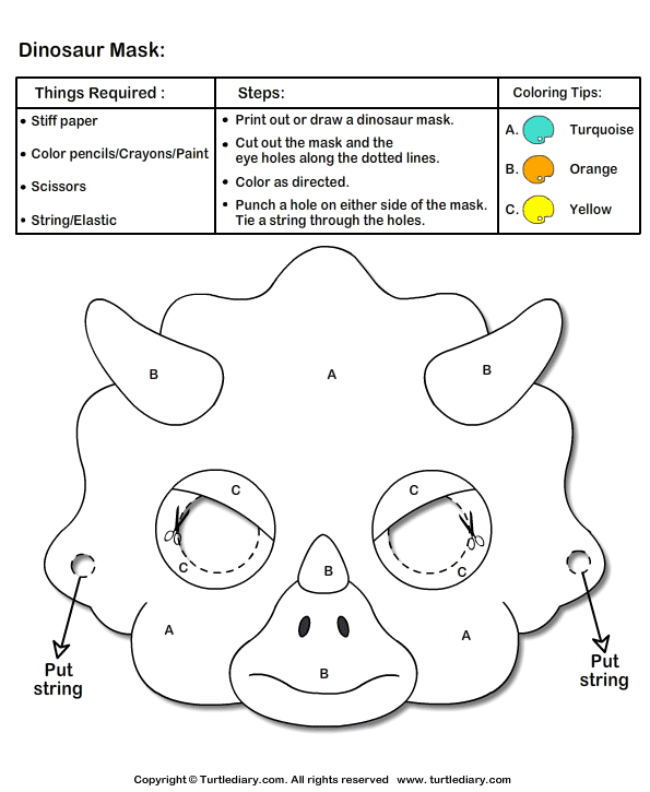 Dinosaur Mask Craft | Kids Craft
