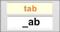 Ab Words Rapid Typing - -ab words - First Grade