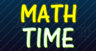Math Time - Whole Numbers - Kindergarten