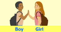 Word Trail - Gender - Noun - Second Grade