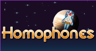 Homophones - Word Games - Fourth Grade