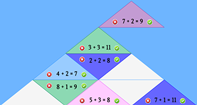 Math Tetris Multiplayer - Subtraction - Kindergarten