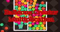 Multiplication Balloons Creator - Multiplication - First Grade