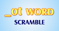 Ot Words Scramble - -ot words - First Grade