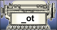 Ot Words Speed Typing - -ot words - First Grade