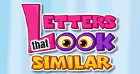 Letters that look similar