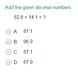 adding and subtracting decimals turtle diary quiz