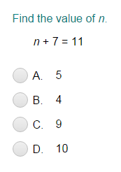 Solve for the Variable Involving Addition and Subtraction Quiz - Turtle