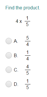 Multiplying Fractions by Whole Numbers Quiz - Turtle Diary