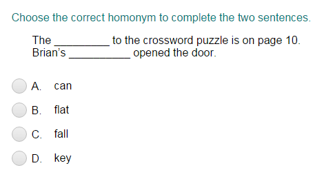 Using the Correct Homonym to Complete Two Sentences Part 1 | Turtle ...