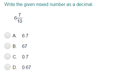 mixed fraction converter to decimal