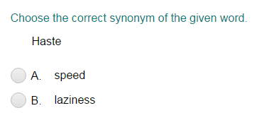 Choose the Correct Synonym Part 1