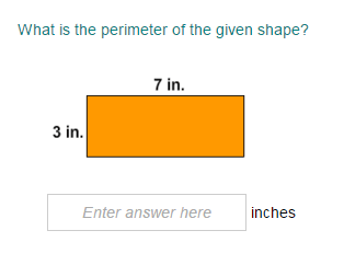 Perimeter of Squares and Rectangles