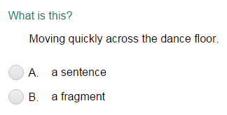 Complete The Sentence Quiz