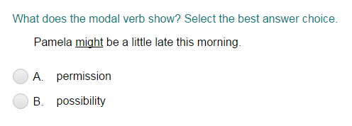 identifying what the modal verb expresses turtle diary quiz