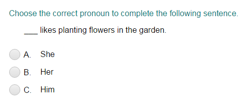 Completing Sentences with the Correct Pronouns Part 3