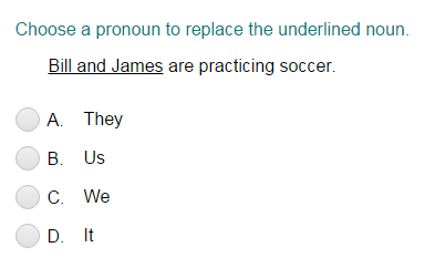 Sentence Completion by Replacing Nouns with Pronouns