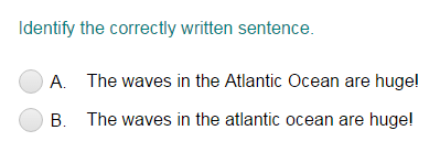 Identifying the Correctly Written Sentence Part 1