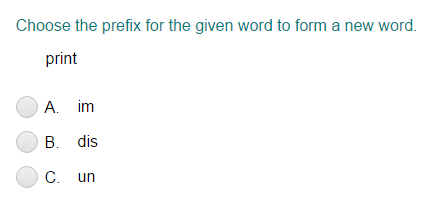 Identifying the Prefix for a given Word to Form a New Word Part 2